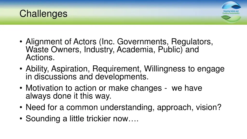challenges