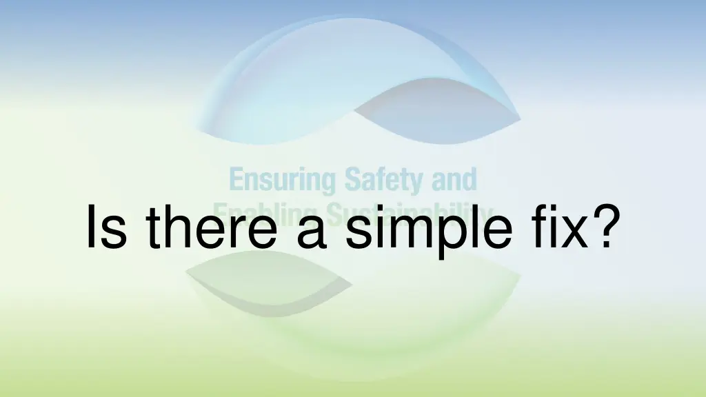 is there a simple fix