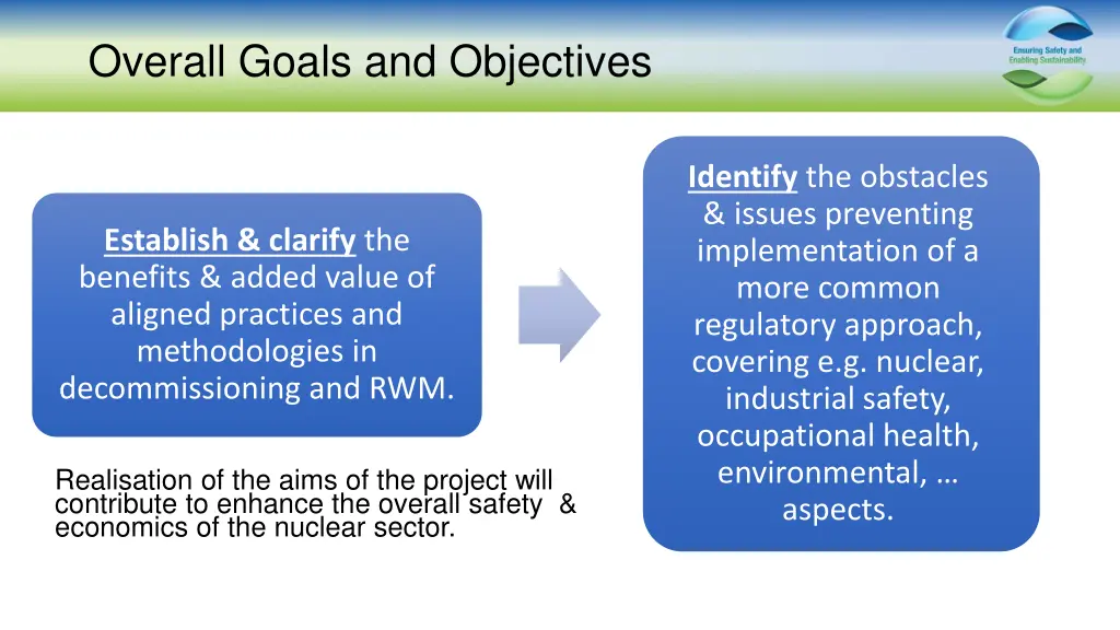 overall goals and objectives
