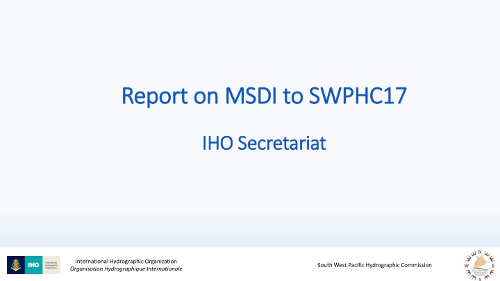 report on msdi to swphc17 report on msdi