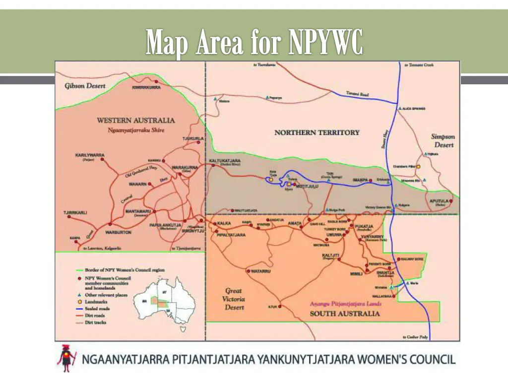 map area for npywc