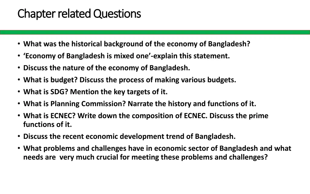 chapter related questions chapter related