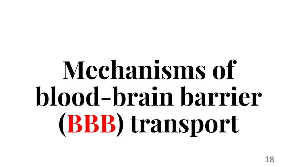 mechanisms of blood brain barrier bbb transport