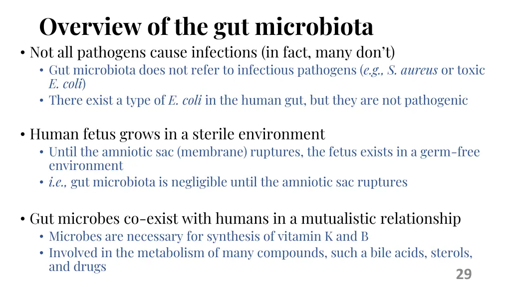 overview of the gut microbiota not all pathogens