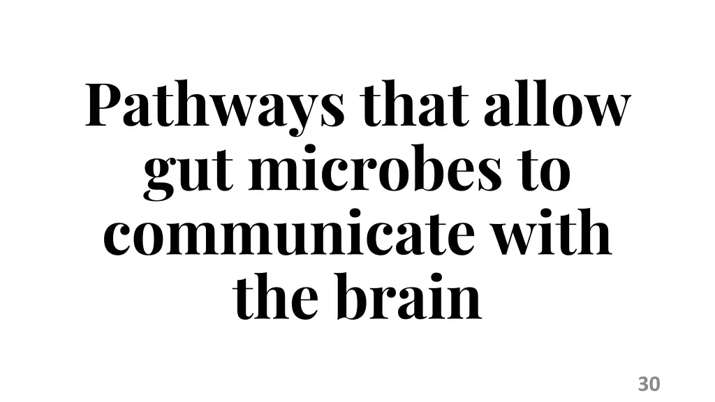 pathways that allow gut microbes to communicate