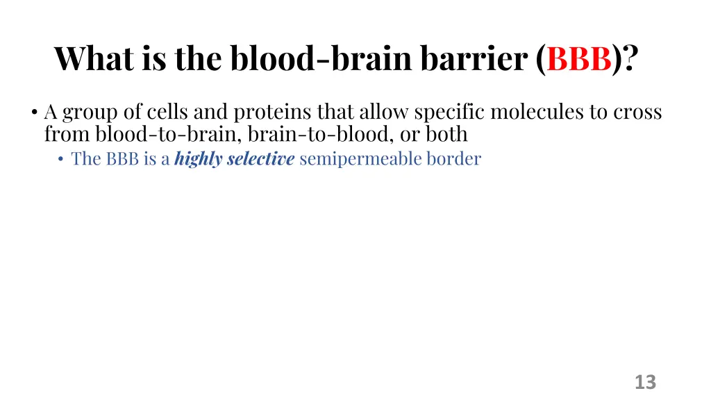 what is the blood brain barrier bbb 1