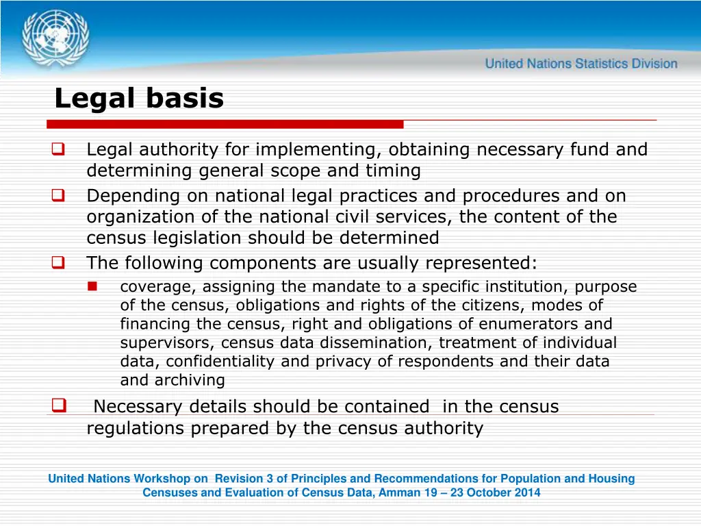 legal basis