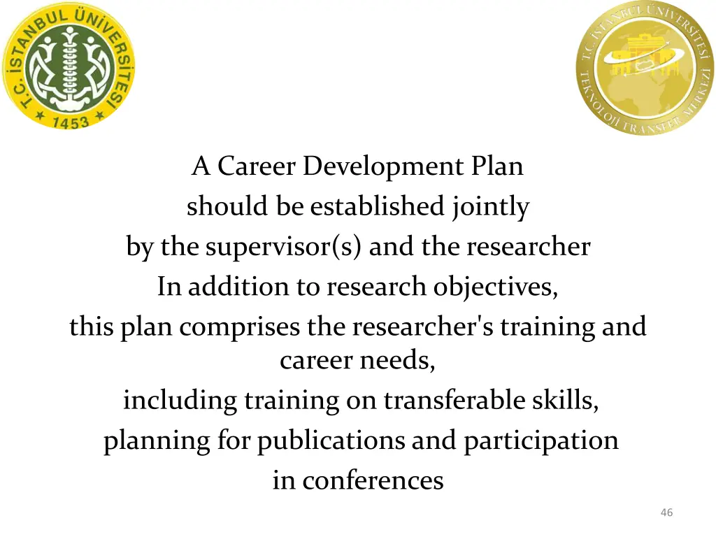 a career development plan should be established 1