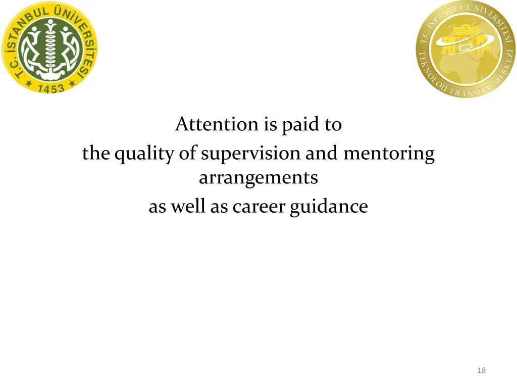 attention is paid to