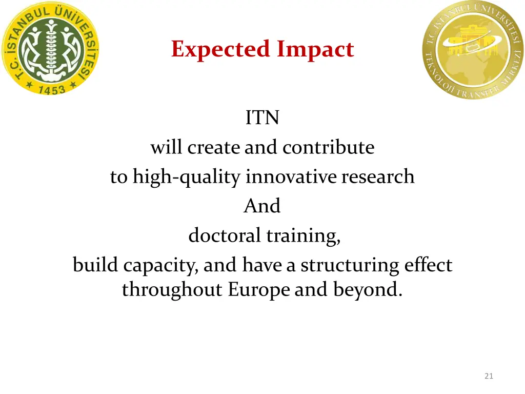 expected impact
