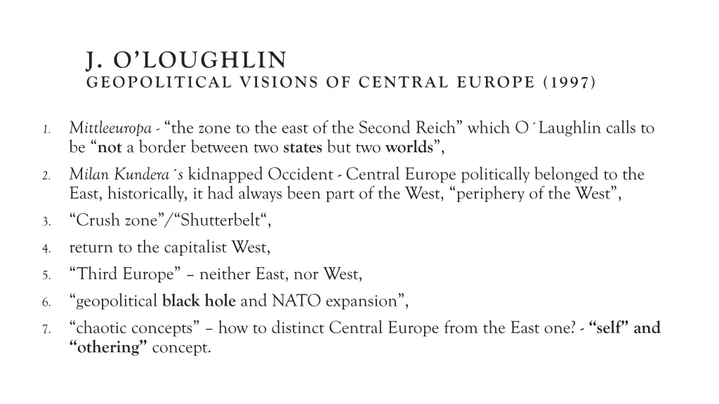 j o loughlin geopolitical visions of central