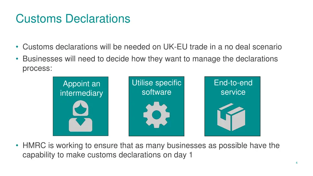 customs declarations