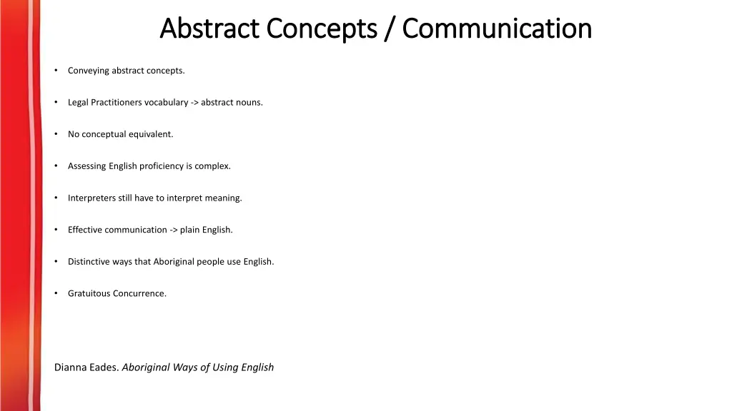 abstract concepts communication abstract concepts