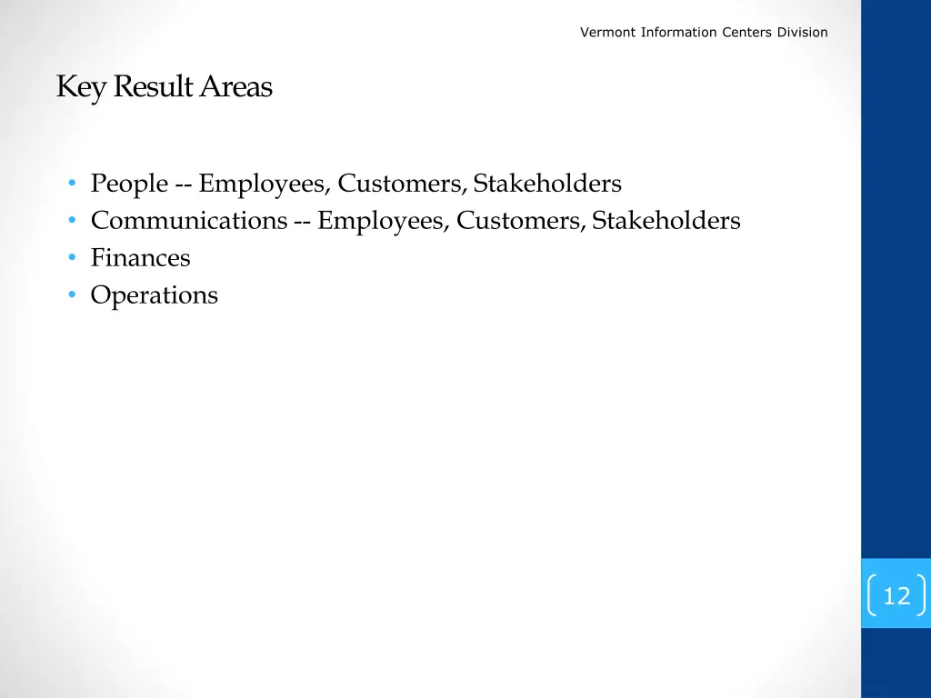 vermont information centers division 10
