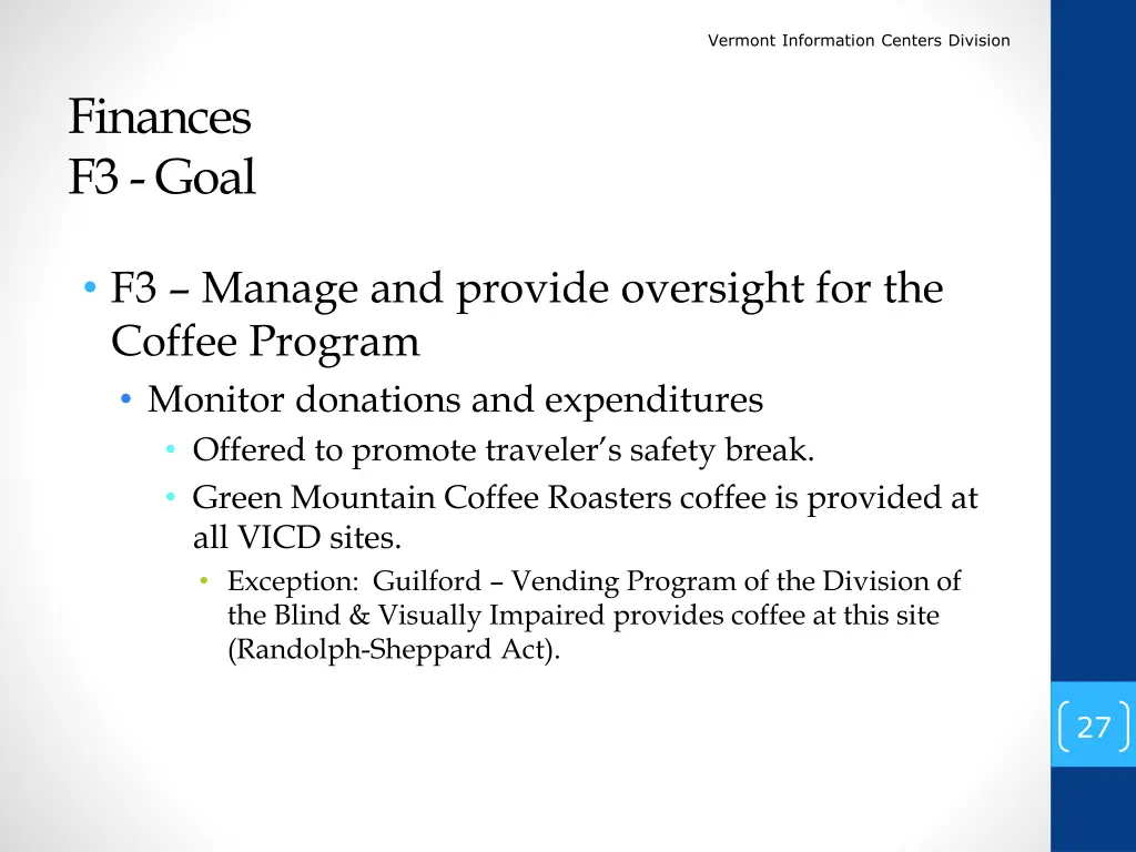 vermont information centers division 25