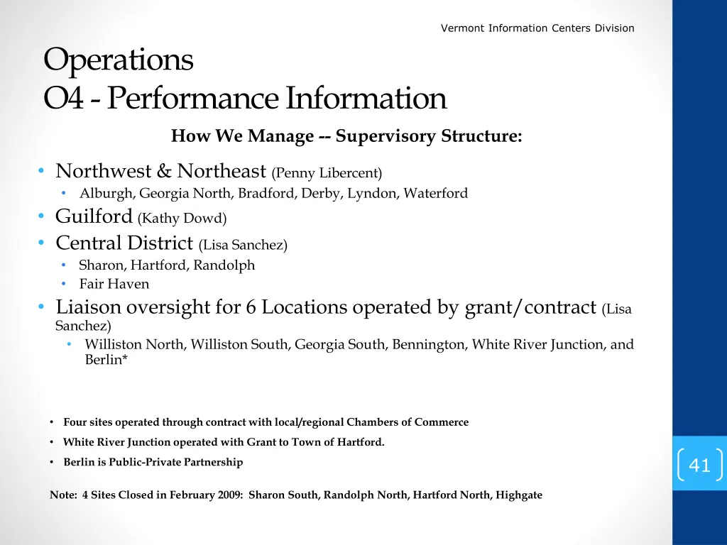 vermont information centers division 39