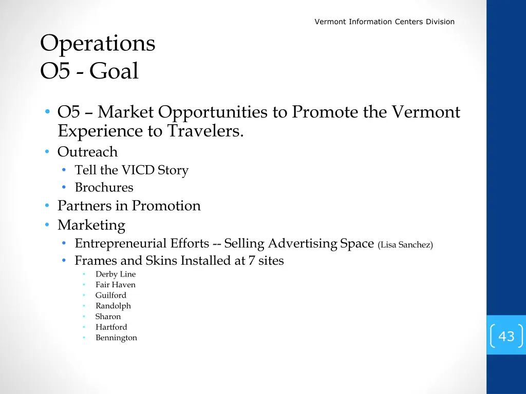vermont information centers division 41