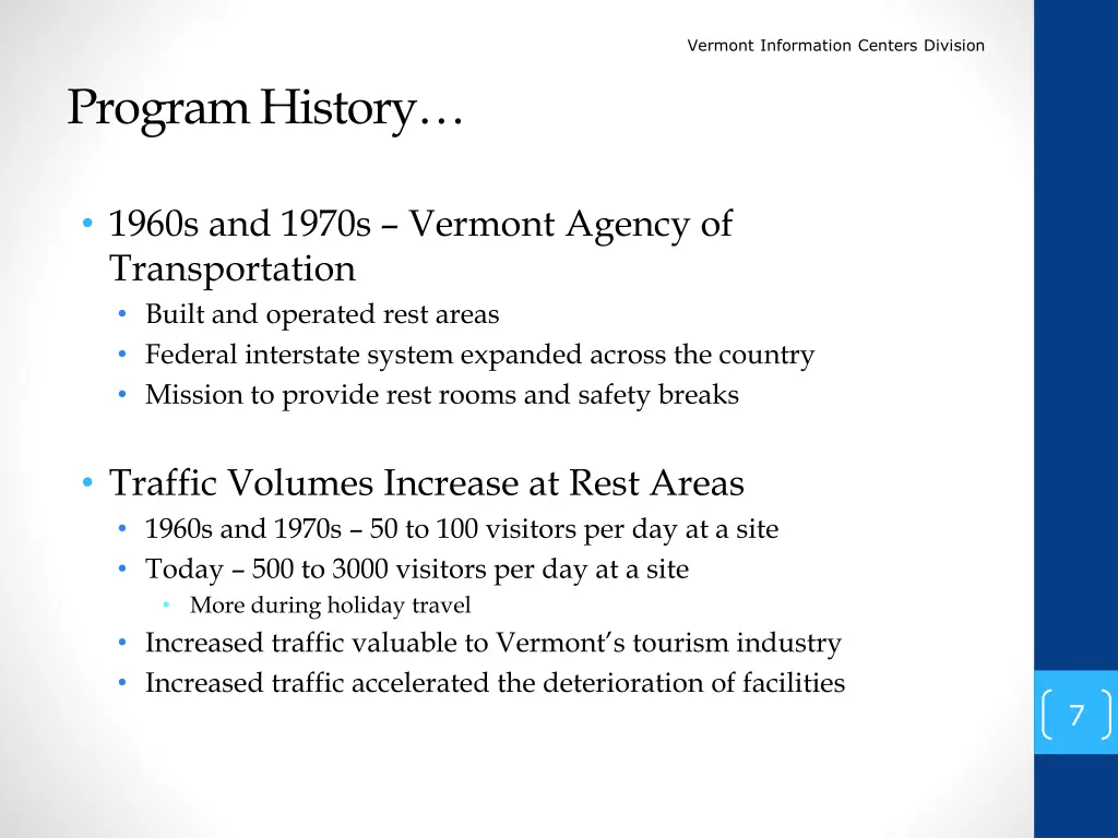 vermont information centers division 5