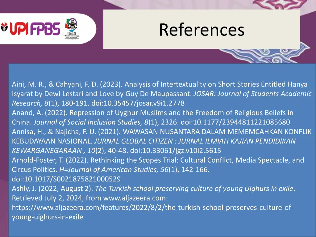 references