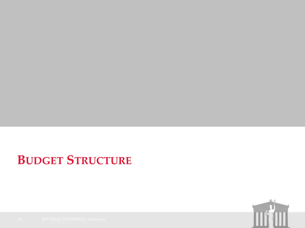 b udget s tructure