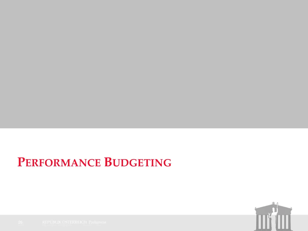 p erformance b udgeting