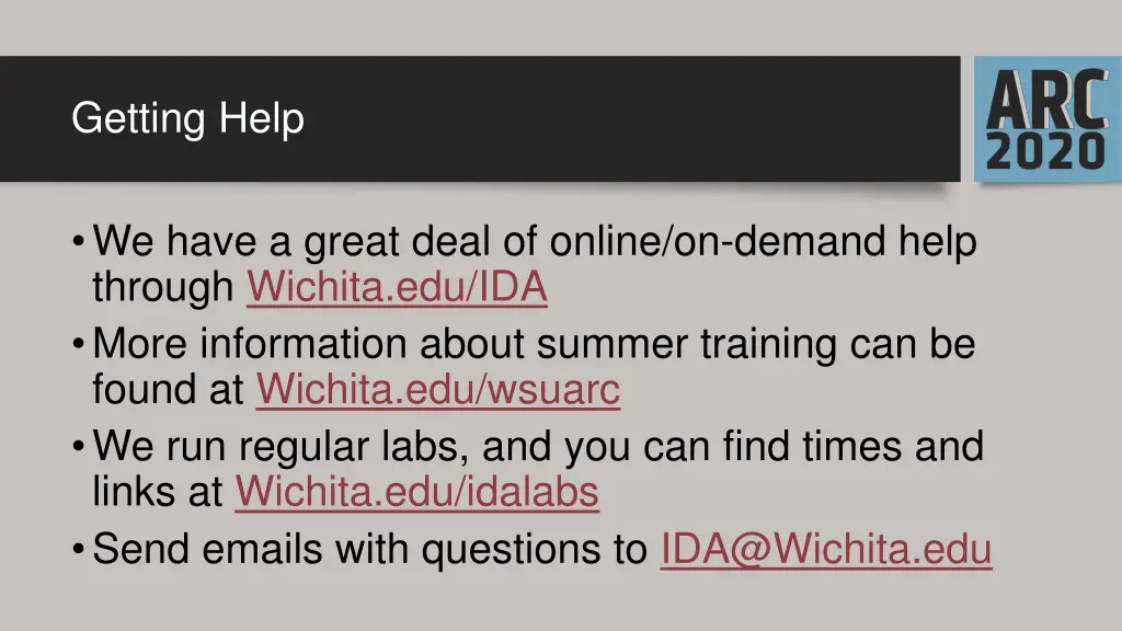 getting help