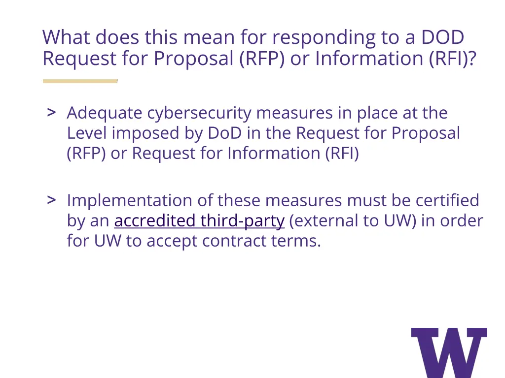 what does this mean for responding