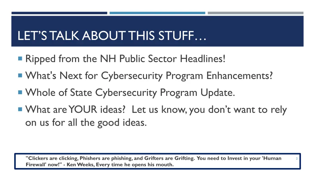 let s talk about this stuff