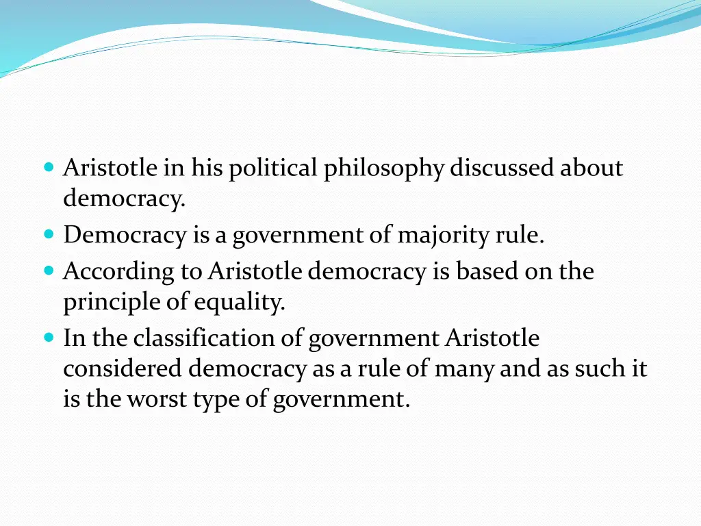 aristotle in his political philosophy discussed