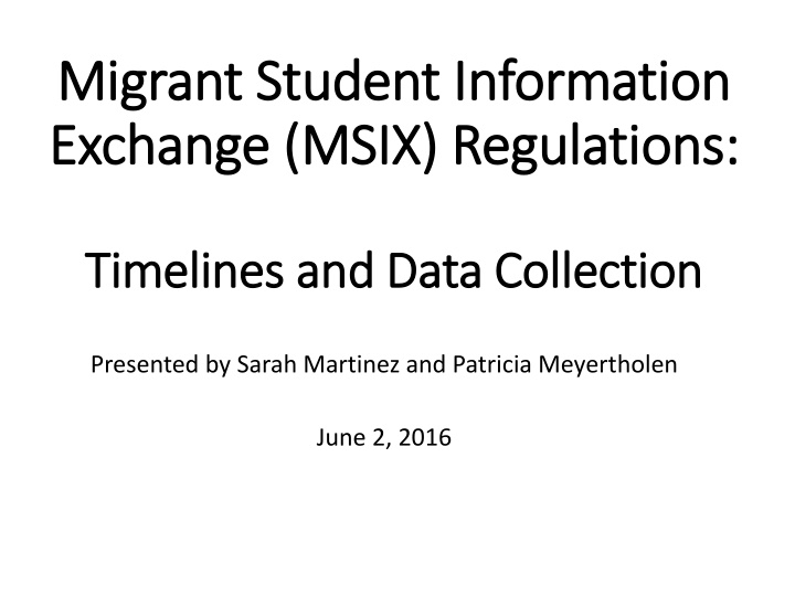 migrant student information migrant student