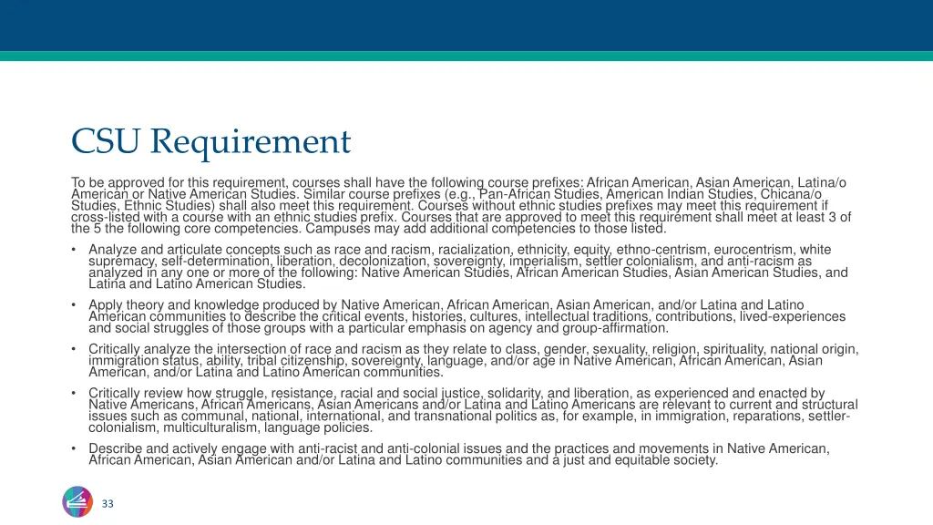 csu requirement
