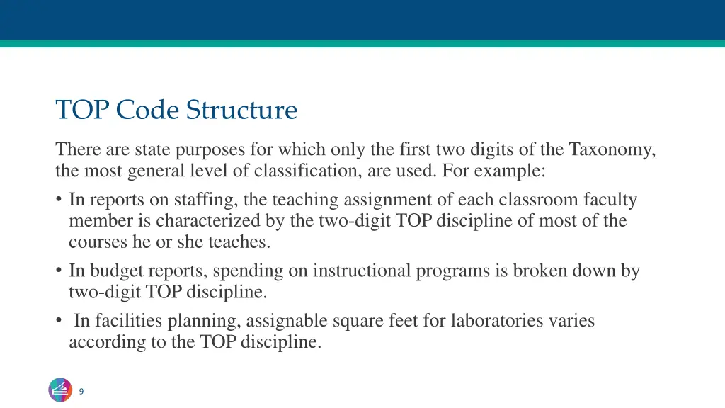 top code structure