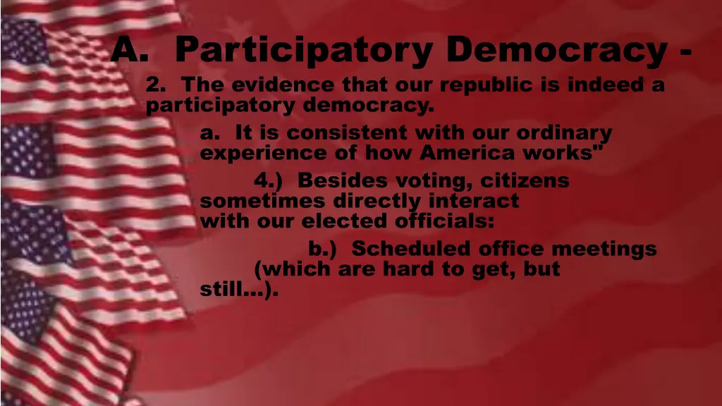 a participatory democracy 2 the evidence that 2
