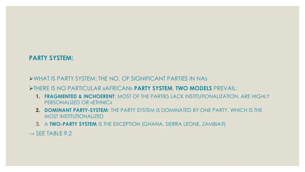 party system