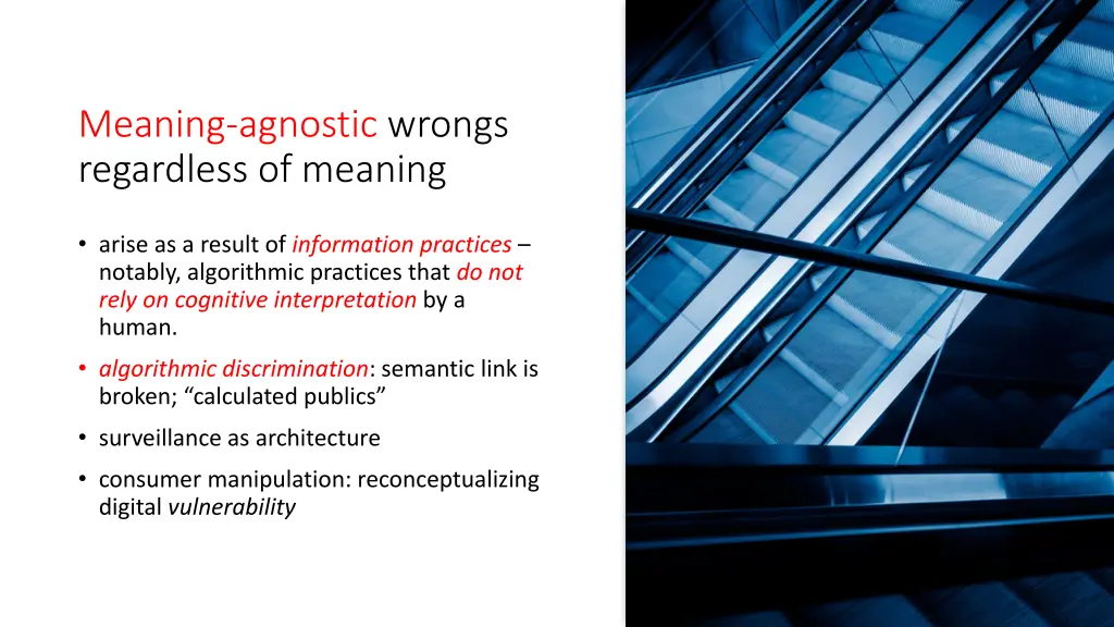 meaning agnostic wrongs regardless of meaning