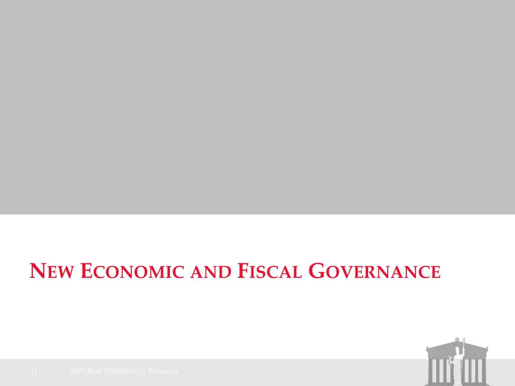 n ew e conomic and f iscal g overnance