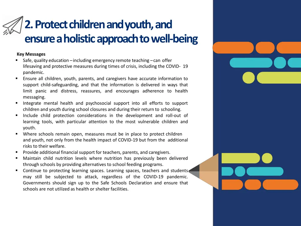 2 protect children and youth and ensure