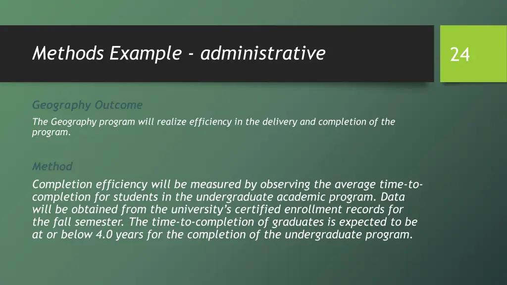 methods example administrative 1