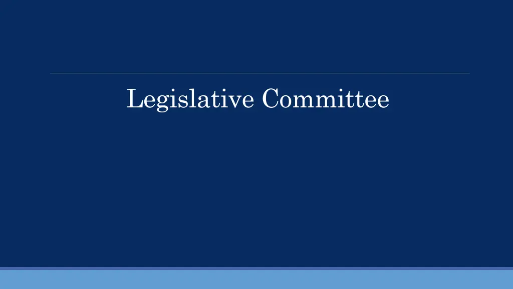 legislative committee