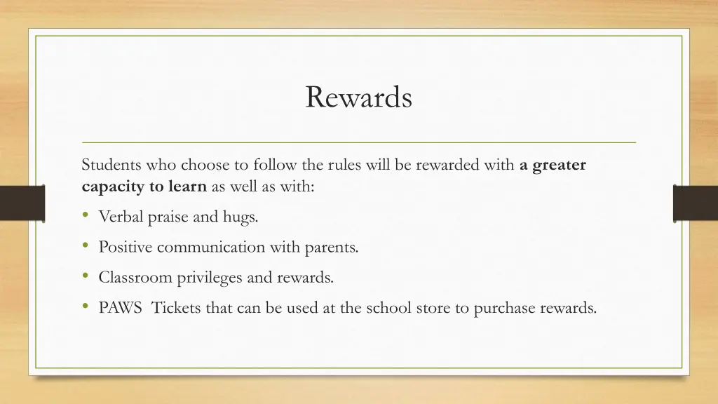 rewards