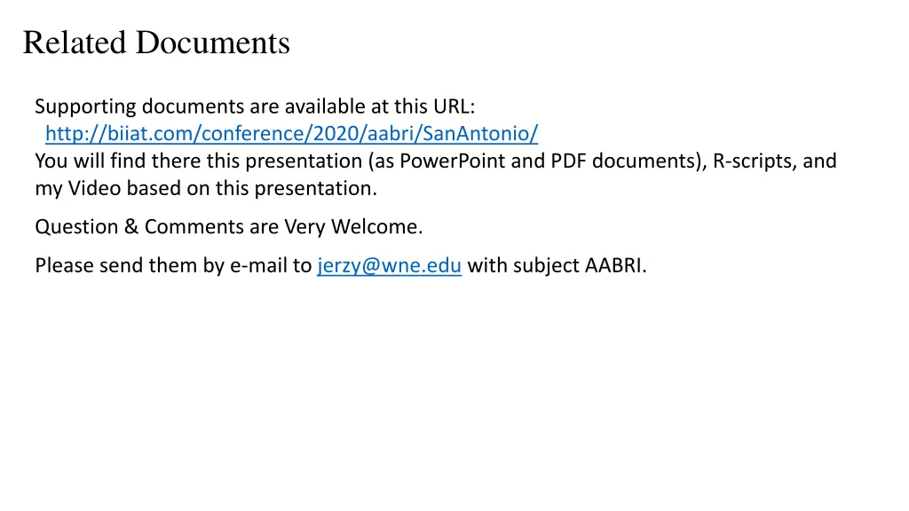 related documents