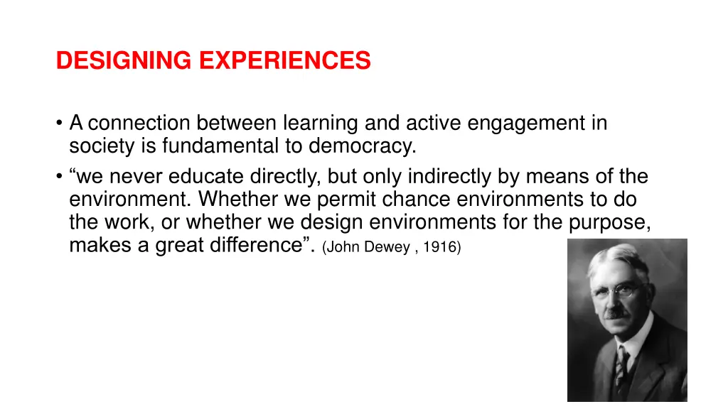designing experiences