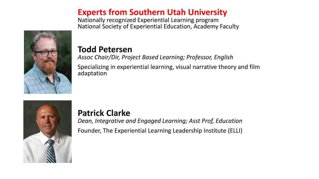 experts from southern utah university nationally