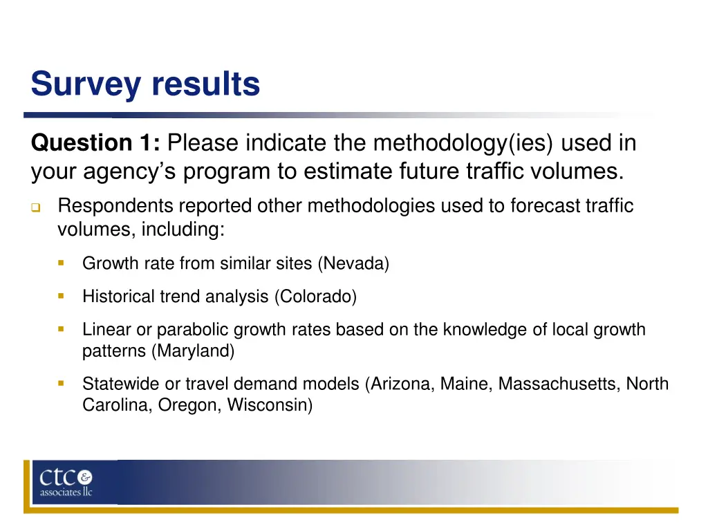 survey results 2