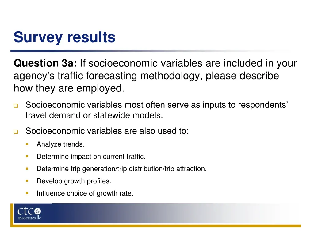 survey results 6