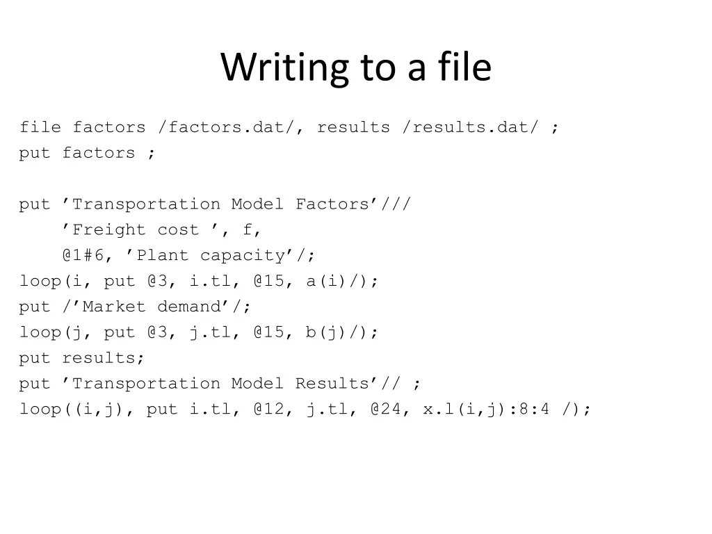 writing to a file 1