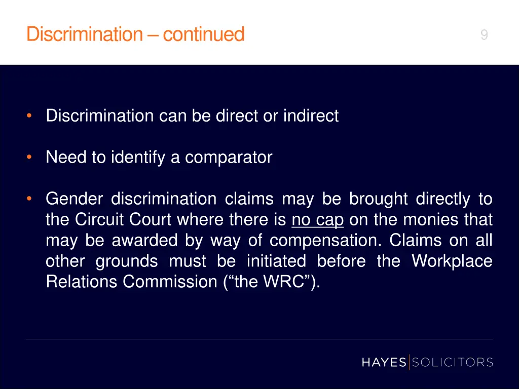 discrimination continued 1
