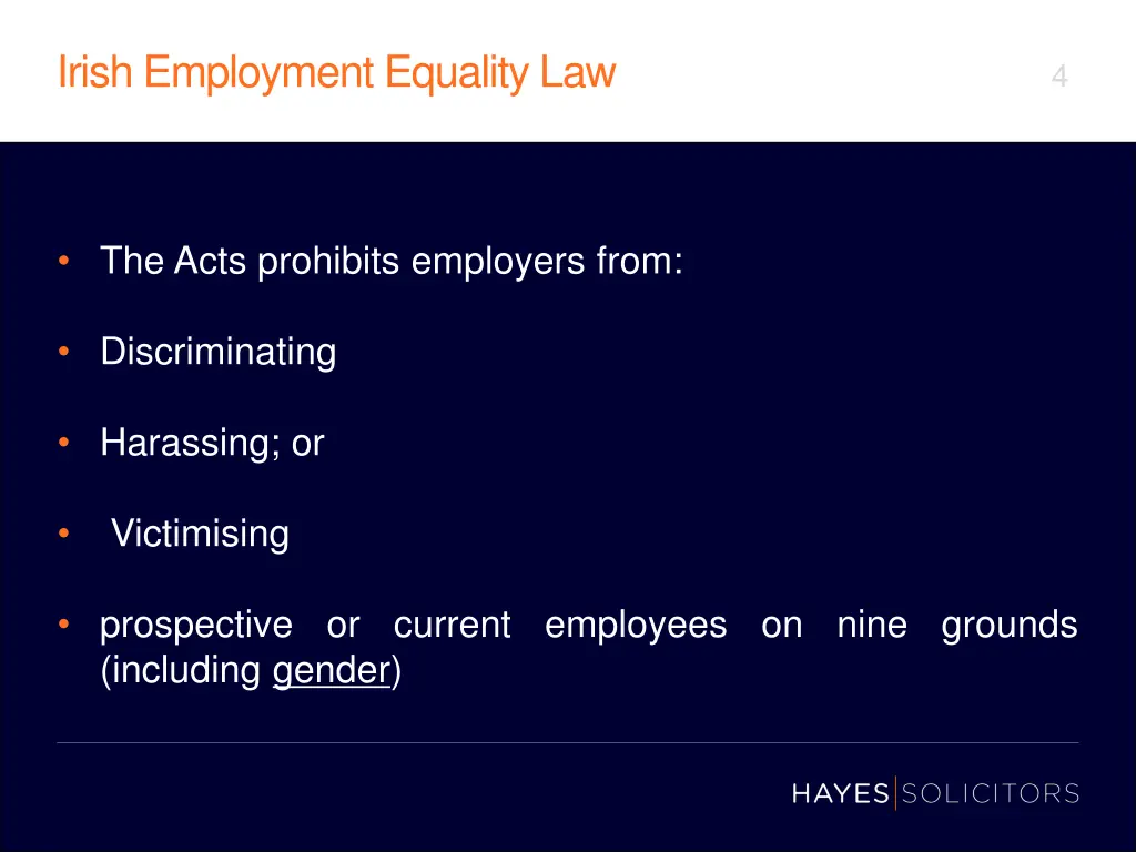 irish employment equality law 1