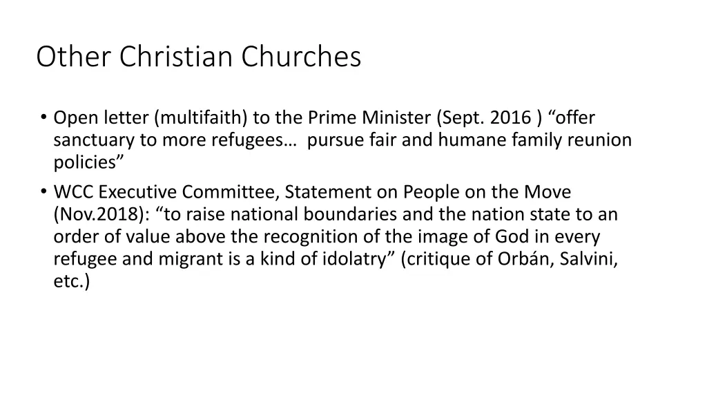 other christian churches