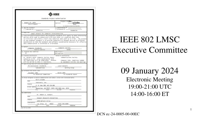 ieee 802 lmsc executive committee